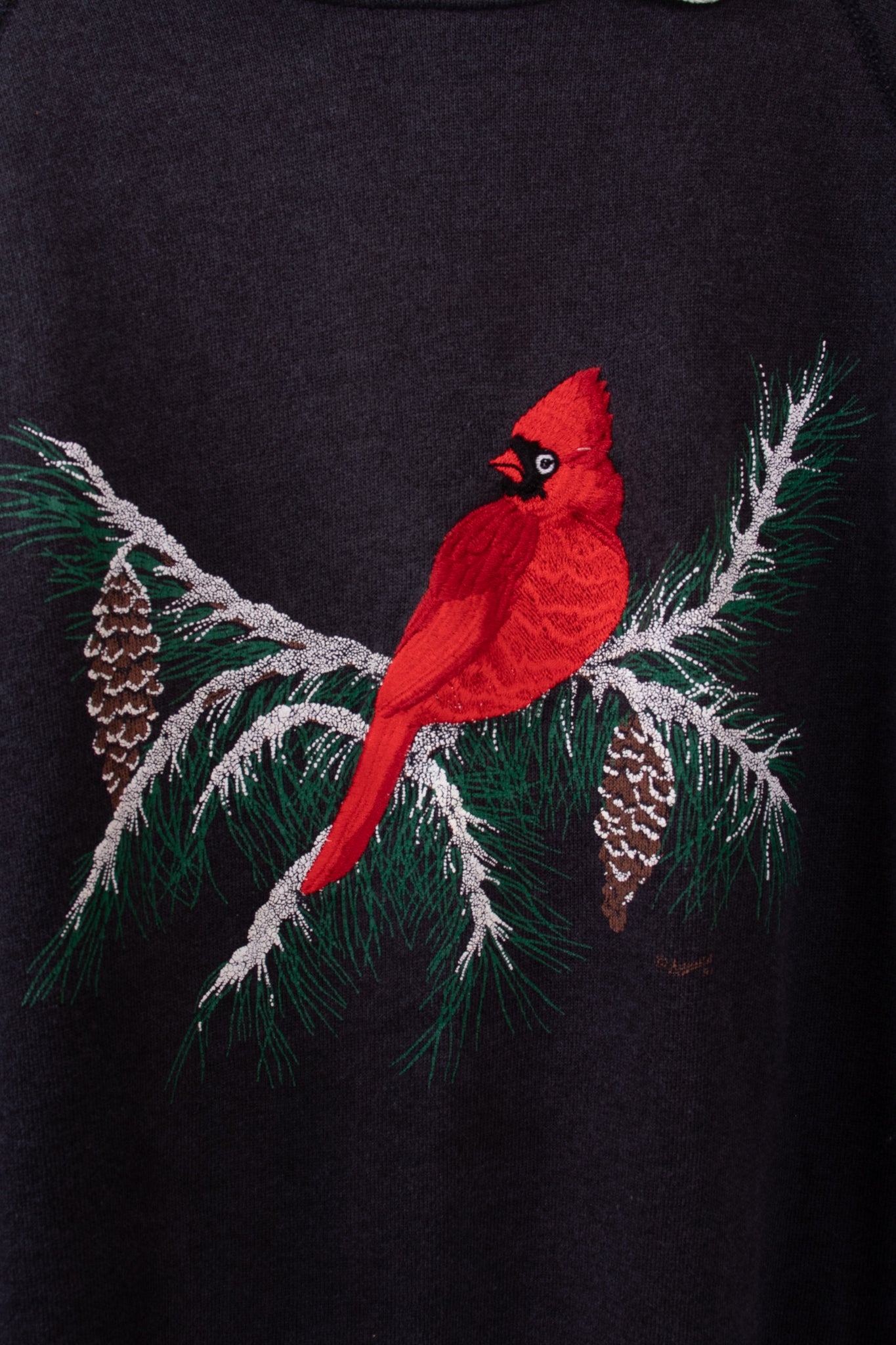 Northern Reflections Winter Cardinal Crewneck