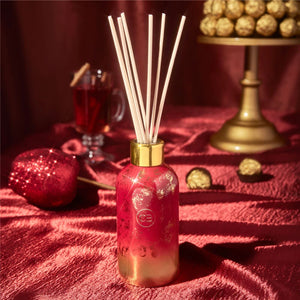 8 fl oz Glimmer Reed Diffuser Apple Cider Social - Wooden Nickel