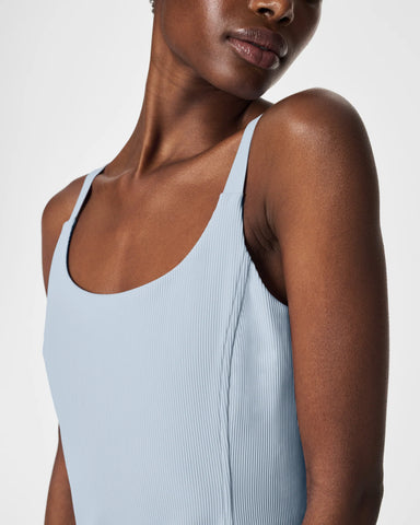 Get Moving Square Neck Tank Dress