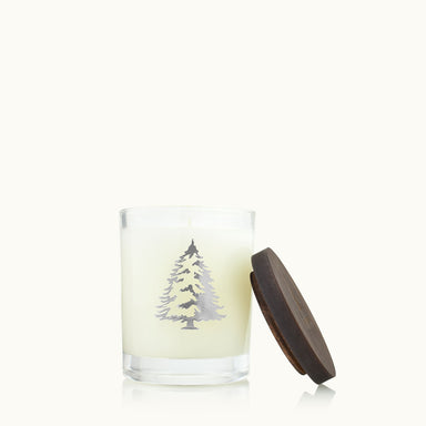 Frasier Fir Silver Poured Candle 4oz — Wooden Nickel