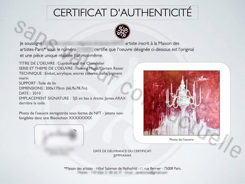Certificate of authenticity (french version)