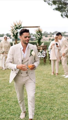 beige-linen-suit