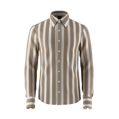 Land of Coco Brown Cotton Shirt