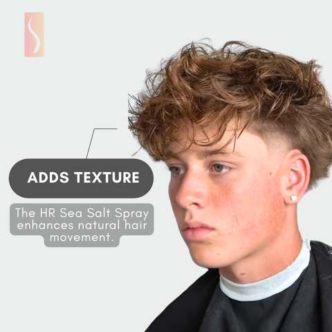 Perfectly Messy Mens Hairstyles with sea salt spray