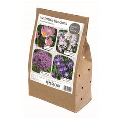 Introducing the Wildlife Blooms Purple & Pink Collection - a captivating assortment of 40 bulbs that will transform your garden into a vibrant haven for wildlife. This collection features a harmonious blend of Tulips, Chionodoxa, Alliums, and Crocus, promising to infuse your outdoor space with a burst of colors and scents that attract and nourish local wildlife