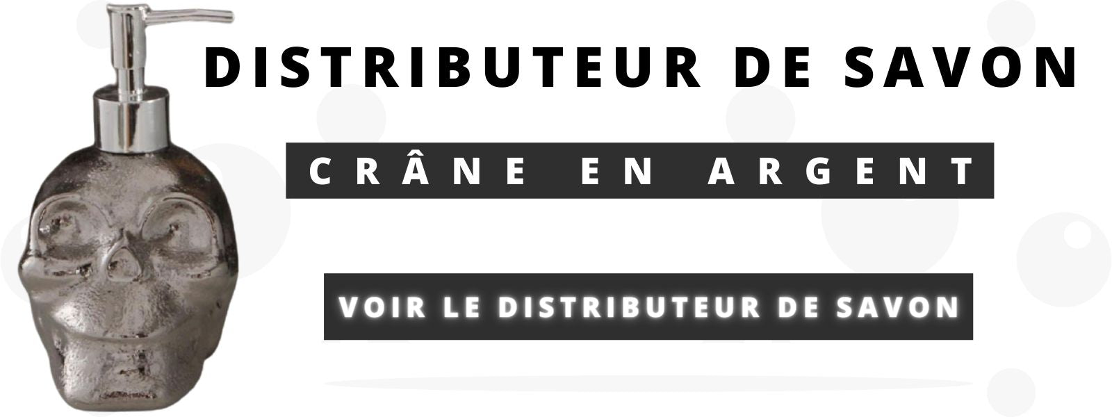 Distributeur de Savon Crâne