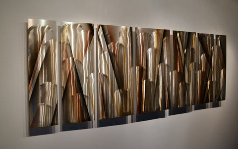 Abstract Metal Wall Sculpture