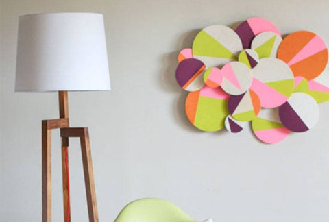 Colorful wall decoration