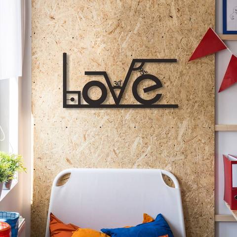 Love Metal Wall Decor