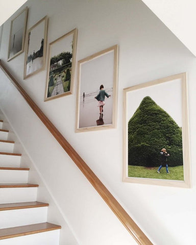 Grandes idées de décoration murale pour l'escalier