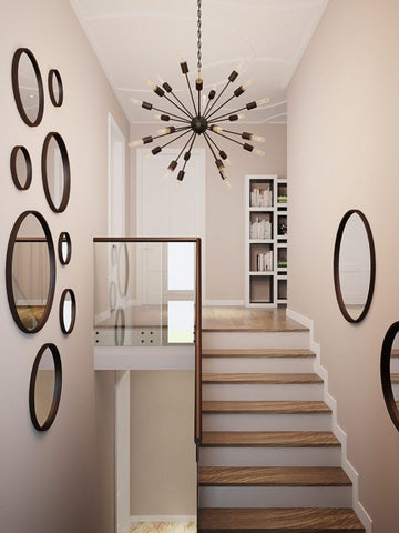 Décoration de mur d'escalier : 3 astuces et 16 idées