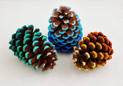 Pinecone Painting