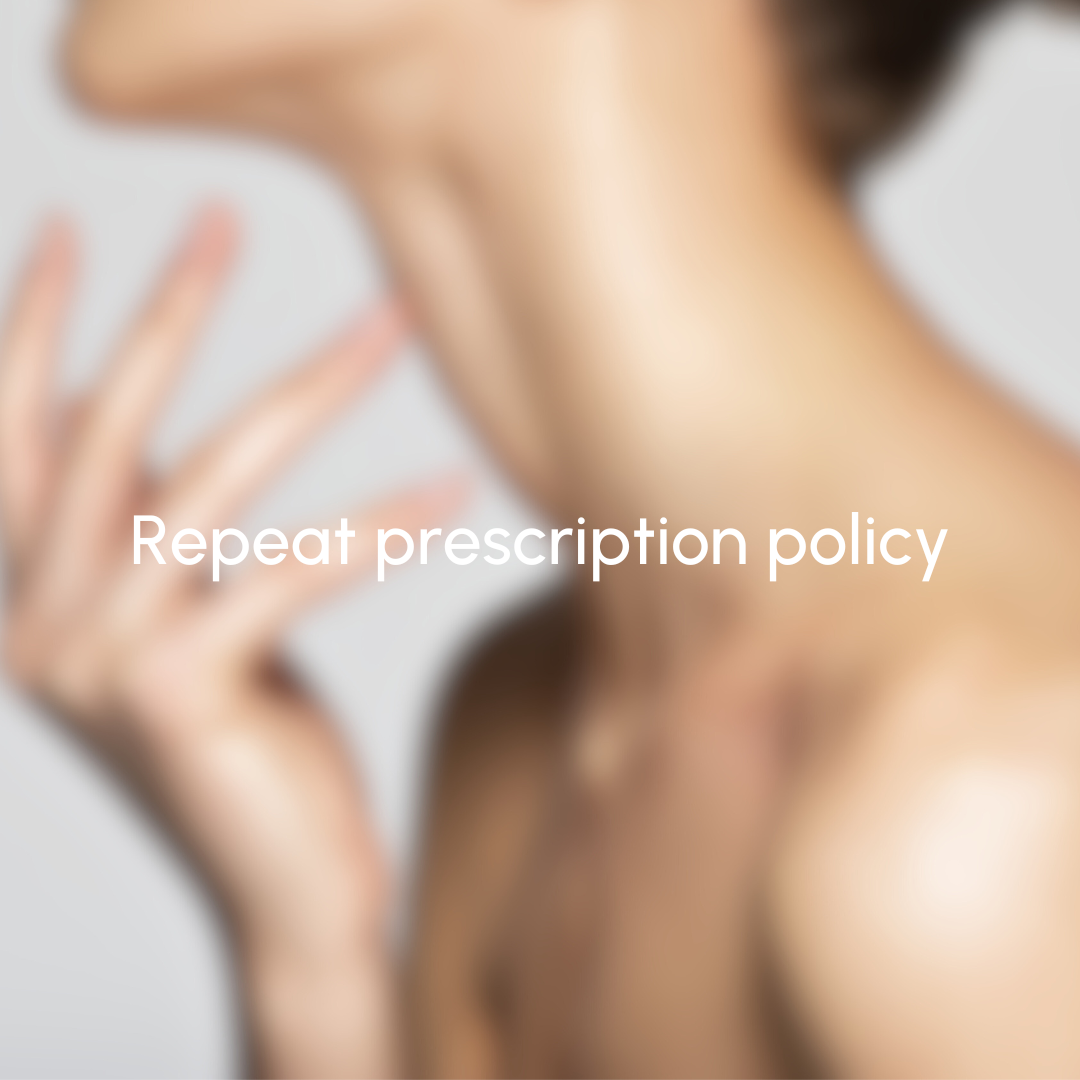 repeat prescription policy at dr laura clinic
