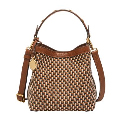 Lids Harvard Crimson Fossil Women's Jolie Hobo Bag - Brown | Hamilton Place