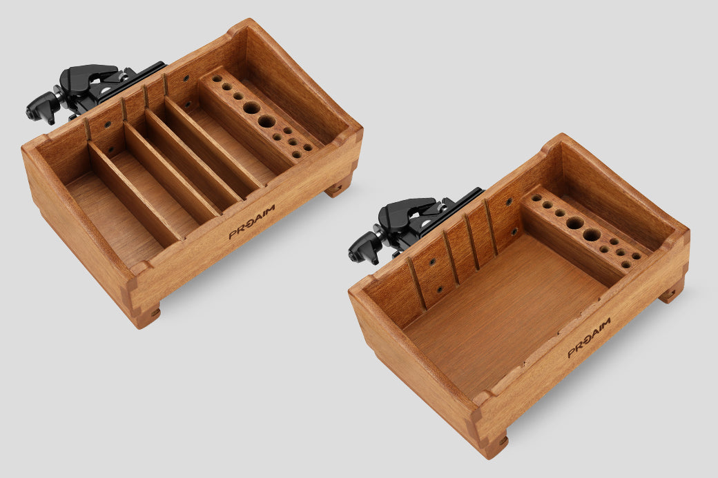 Proaim Camera Assistant Front Wooden Box for Accessories, Tools | For Production Carts
