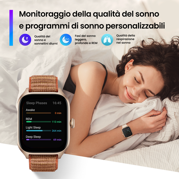 Big 2.0 Smartwatch Ultra 4 in 1 Cinturini Colorati, Bluetooth Fitness Radio  Android IOS, Caricatore