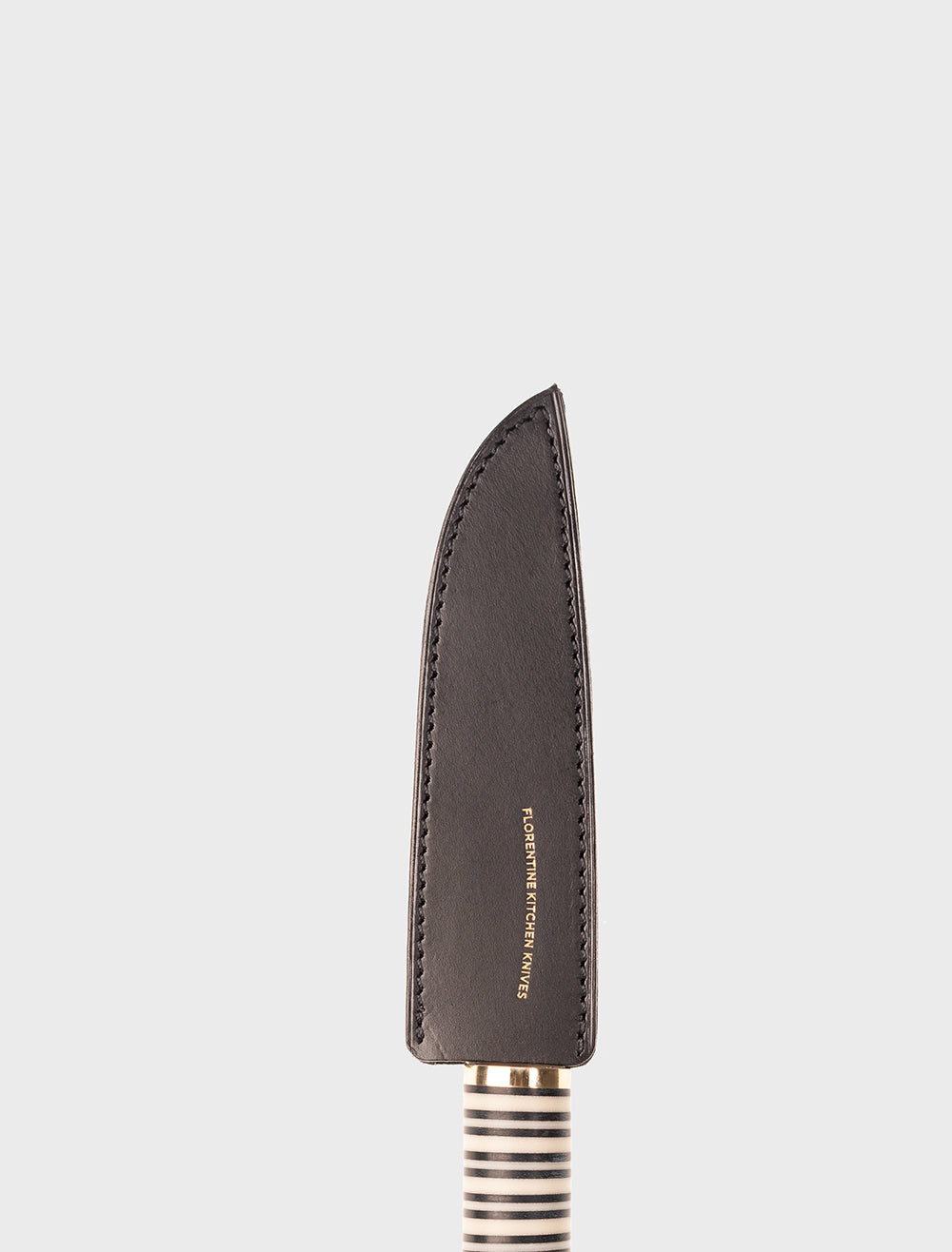 Florentine Kitchen Knives Paring Black Leather Sheath – Bernal Cutlery