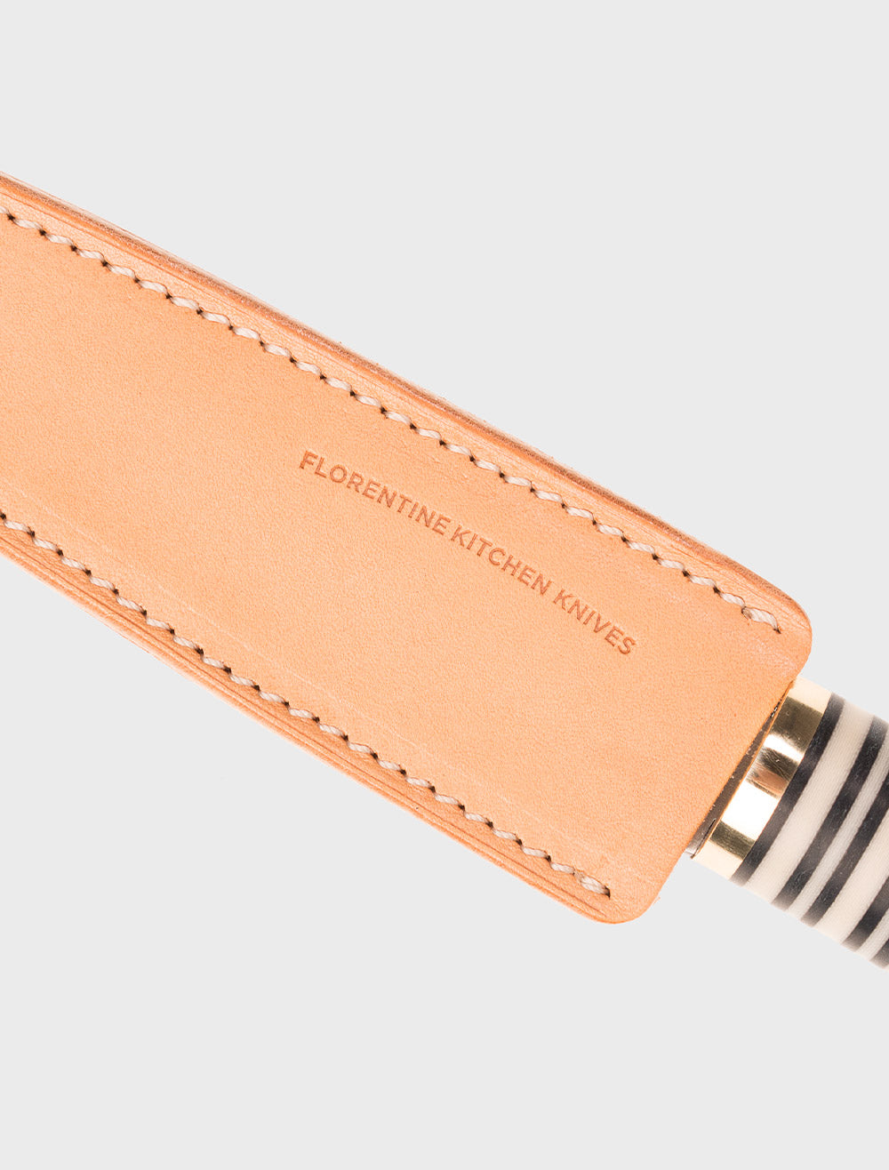 Florentine Kitchen Knives - Blade Guard - Tan Leather - Bread Knife/Sl –  Strata