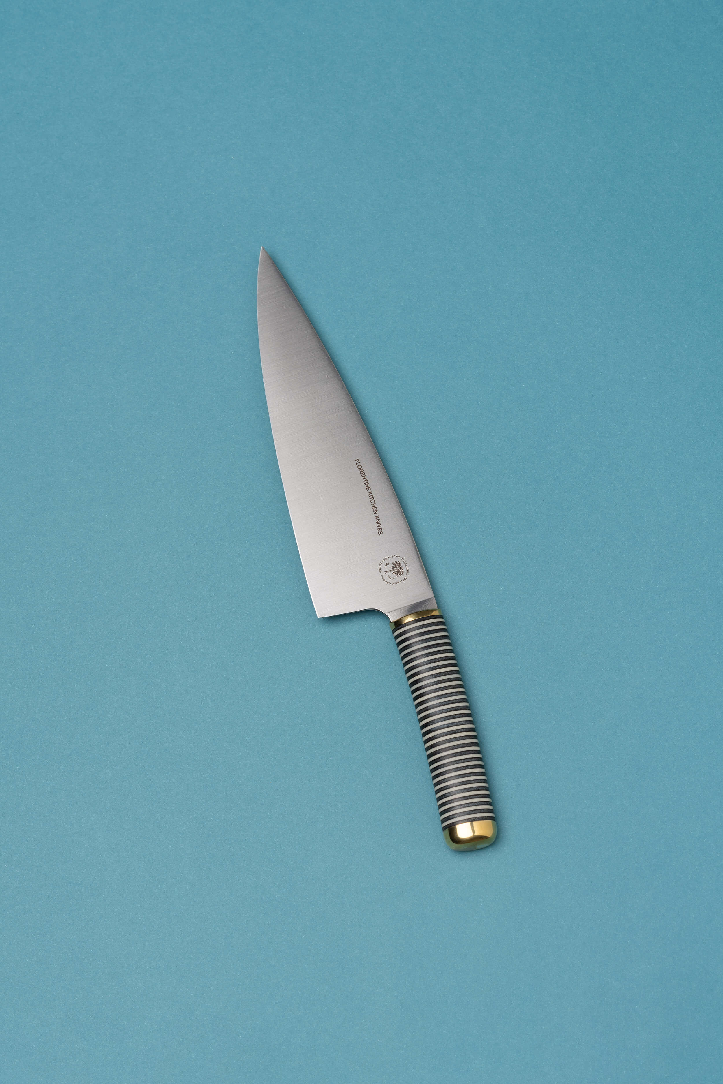 Florentine Kitchen Knives - Blade Guard - Tan Leather - Bread