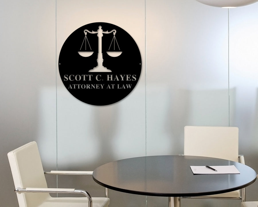 Law Office Sign, Law School Gift, Gift for Attorney, Gift For Lawyer, –  Custom Decor Direct