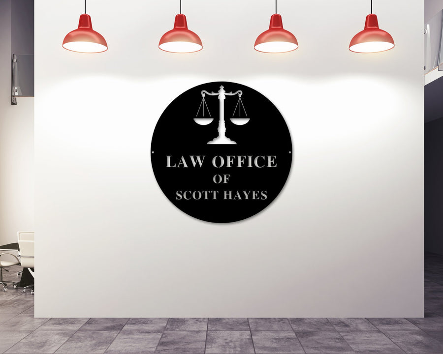 Law Office Sign, Law School Gift, Gift for Attorney, Gift For Lawyer, –  Custom Decor Direct