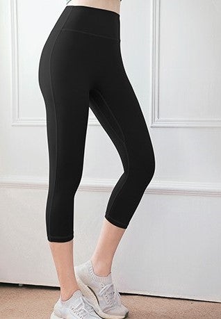 High waist capri leggings for women with tummy control and secret pocket |  xtreme506