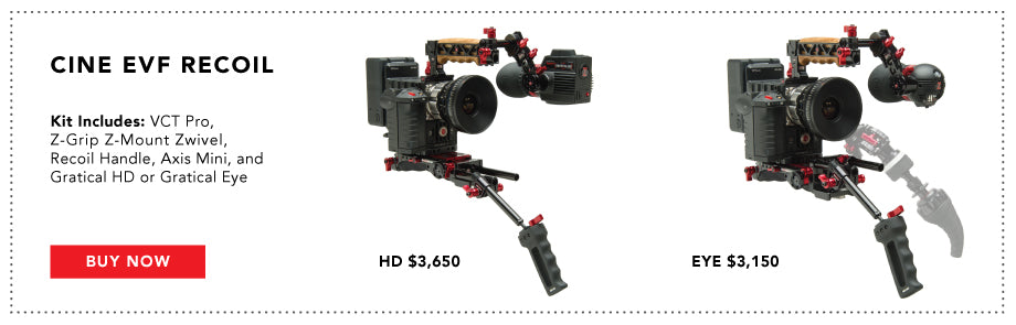 paquetes de evf de retroceso de cine zacuto