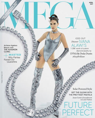 LVNA By Drake Dustin Shines On The Cover of MEGA Magazine 