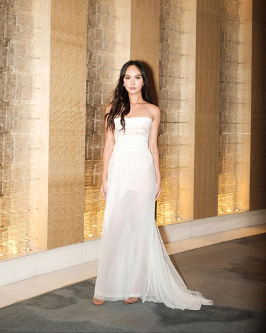 Minimalism in Style: Kaila Estrada Wears LVNA at Vogue Gala