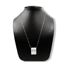 Load image into Gallery viewer, Paved Lock Diamond Necklace 18kt