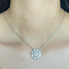 #DiscoverBrilliance | Floral Diamond Necklace 18kt