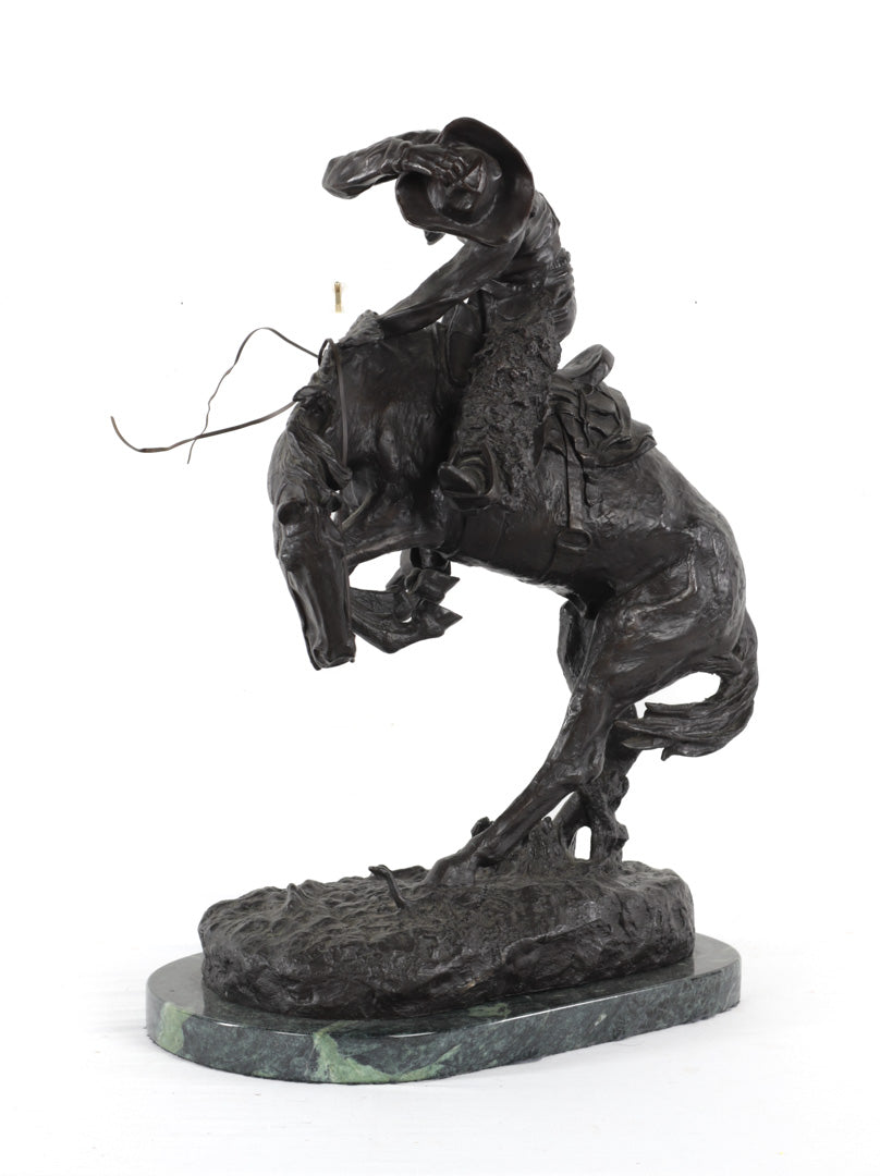 "Rattlesnake" by Frederic Remington - Bronze Sculpture