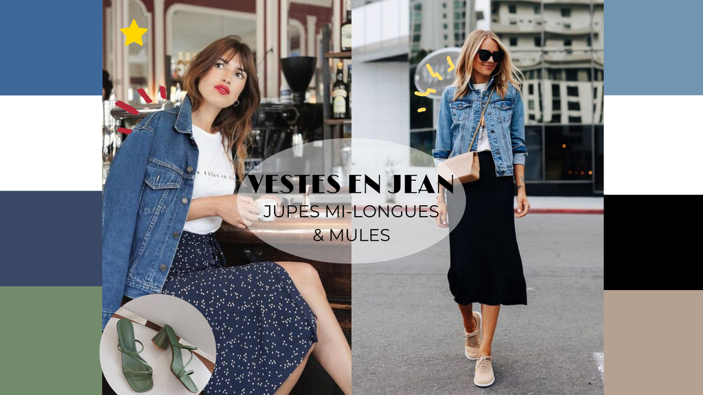 look veste en jean vintage