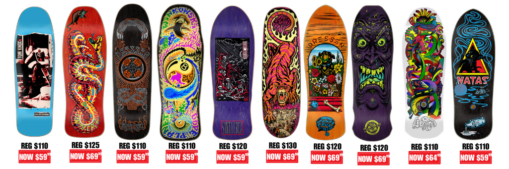 retro skateboards decks online canada Santa Cruz Powell Peralta Skull Skates Dogtown