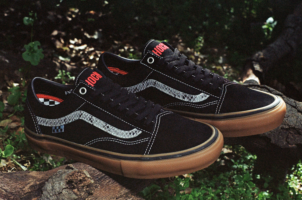 vans hockey skate old skool shoes online canada black snakeskin