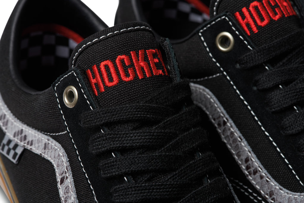 vans hockey shoes skate old skool black snakeskin online canada hockey tongue
