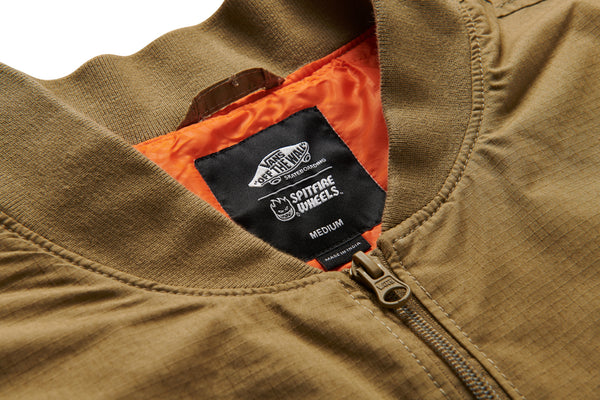 Vans Spitfire Vest Brown / Orange