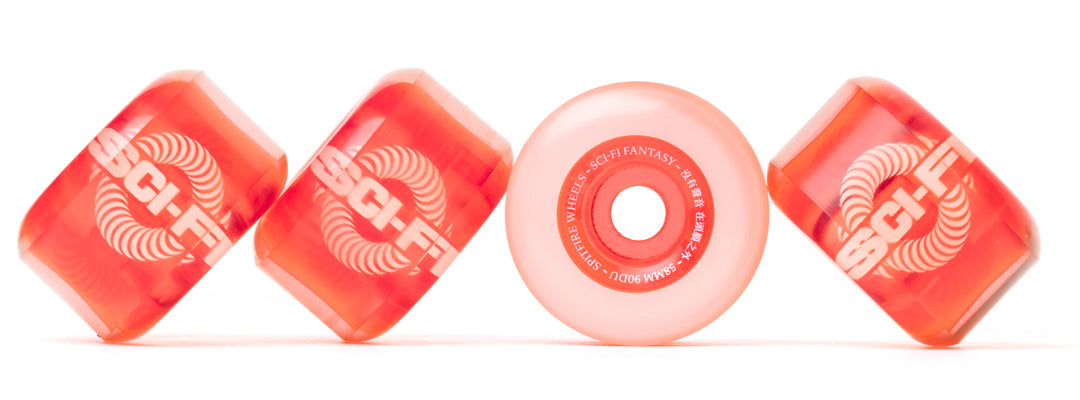 Spitfire Wheels Sci-Fi Fantasy Sapphires wheels clear red 90D online canada