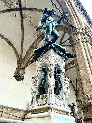 Outside the Uffizi, Florence, Italy