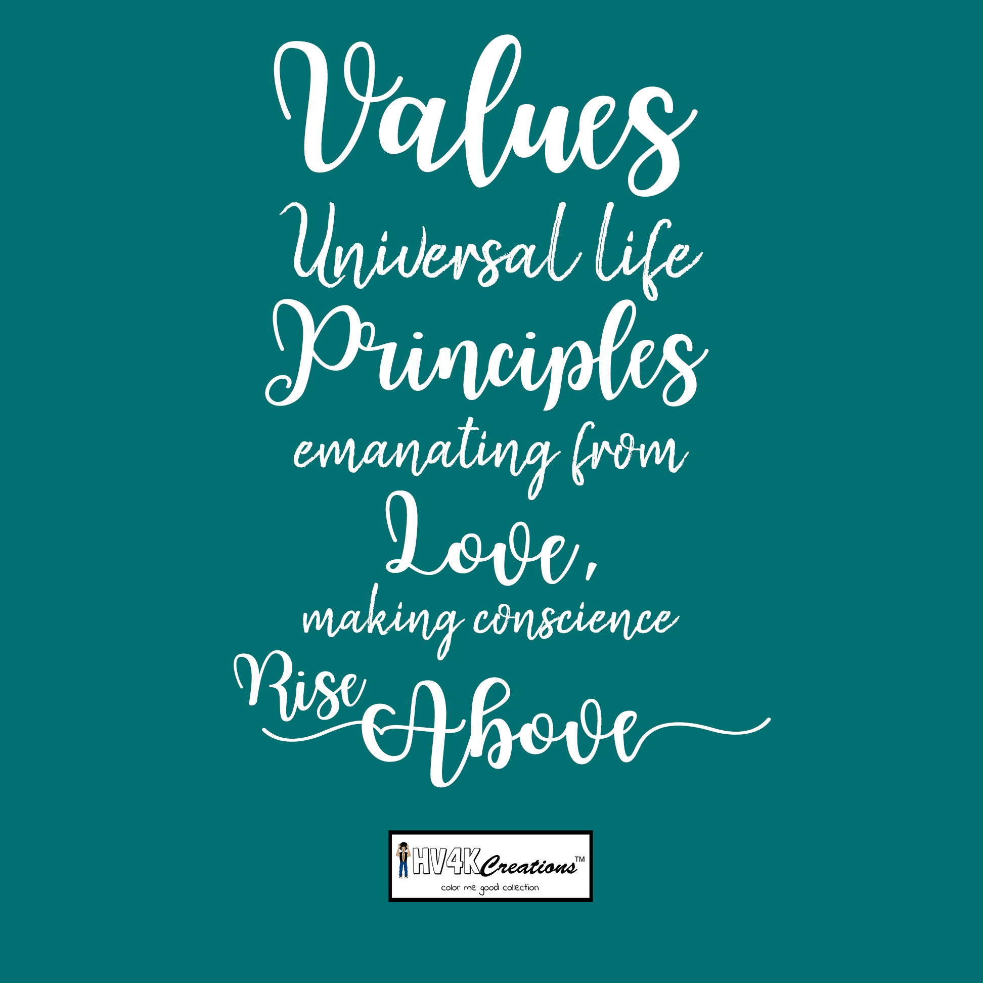 values rhyme picture