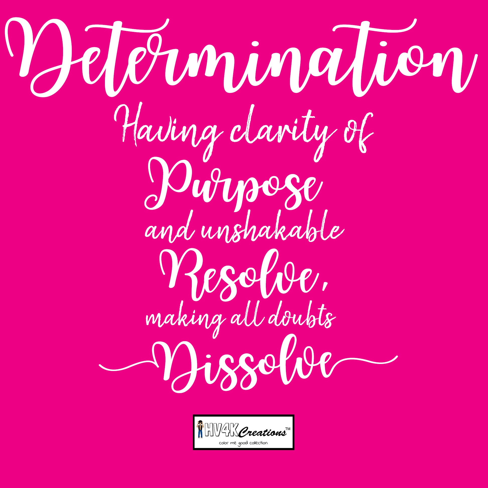 determination rhyme picture