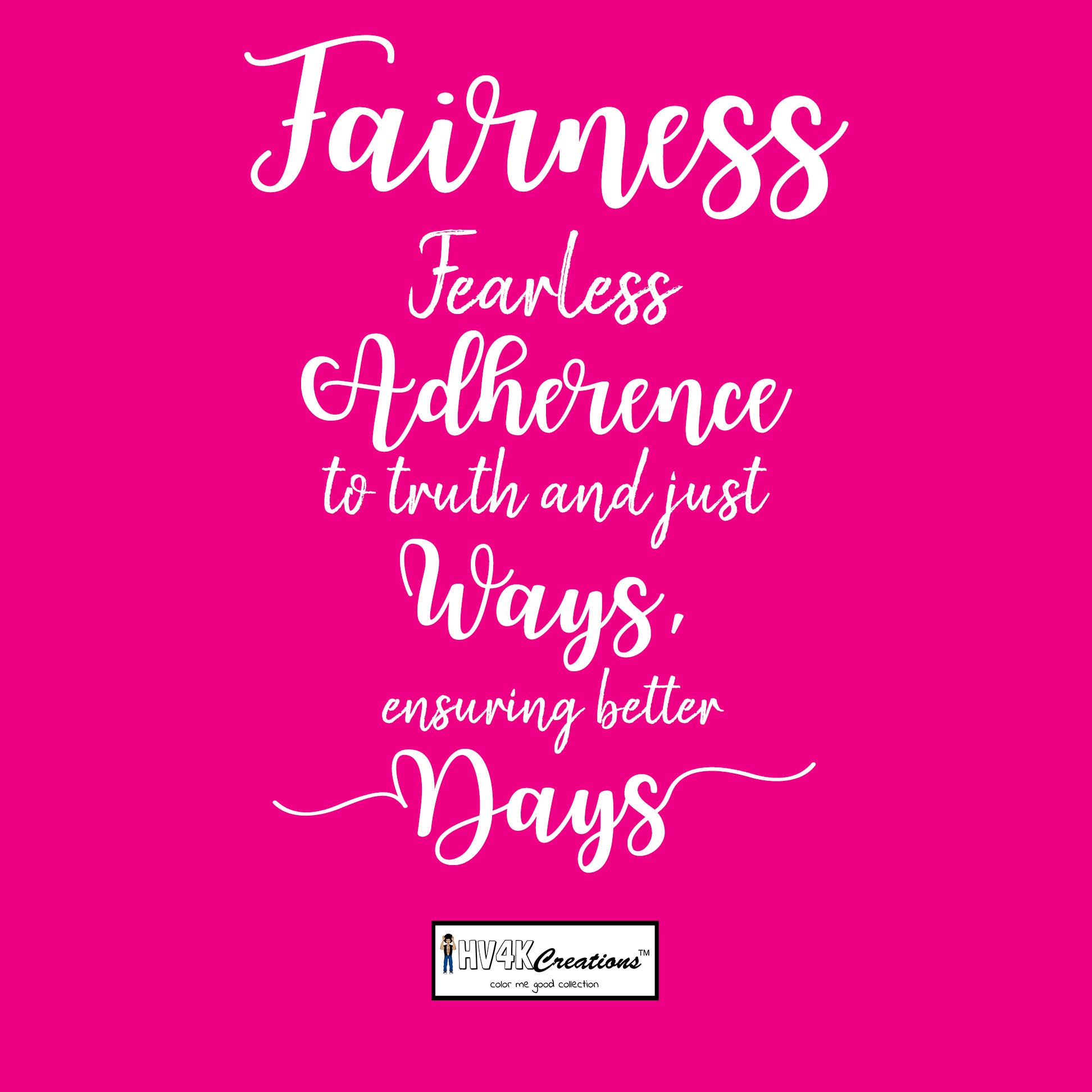 fairness rhyme picture