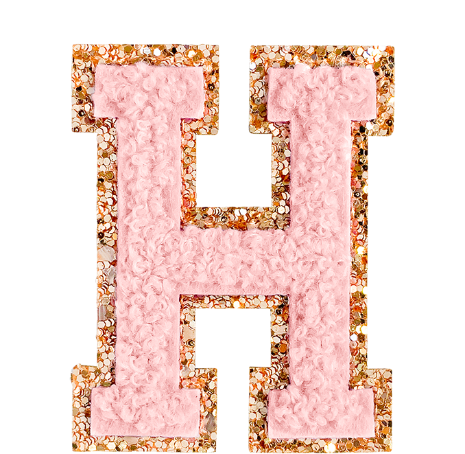 Pink Glitter Letters – Fresh Honey AU