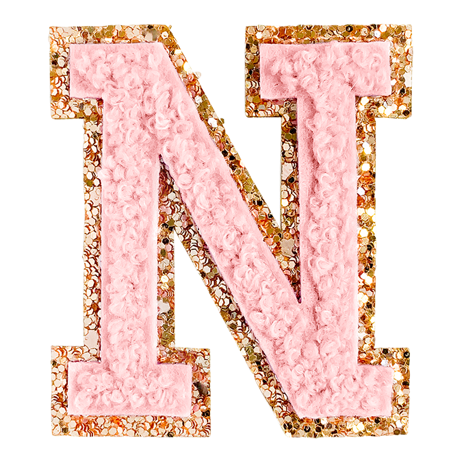 Pink Glitter Letters – Fresh Honey AU