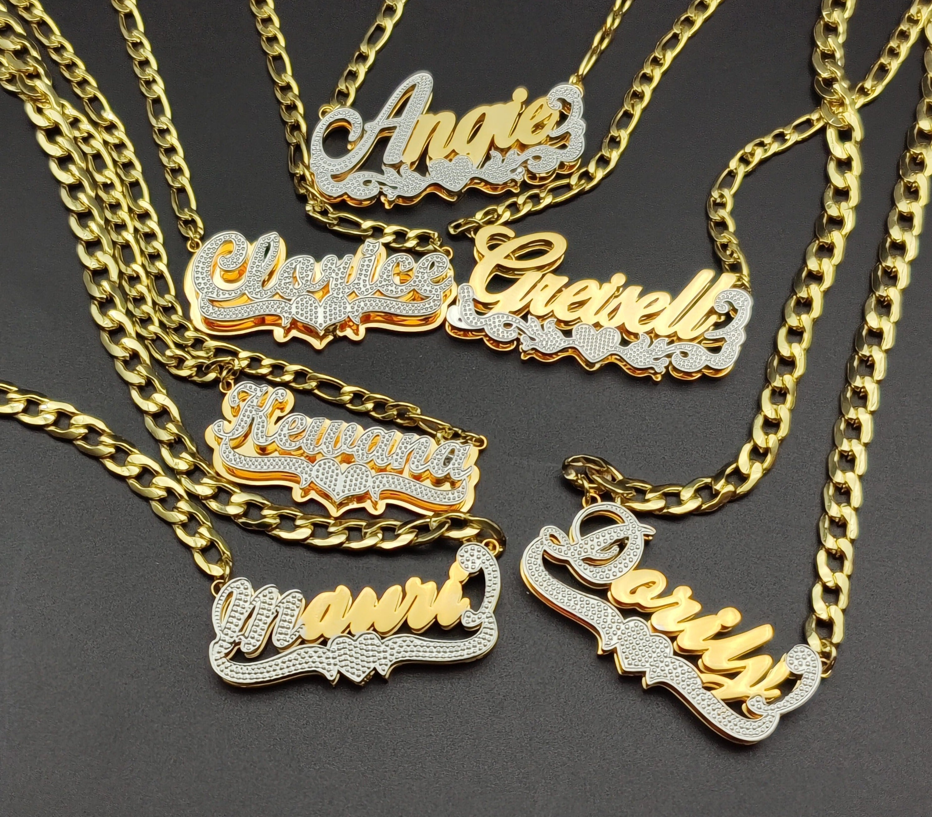 custom nameplate pendant