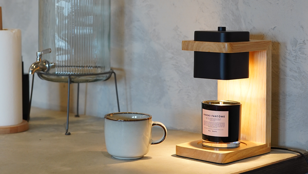 coffee candle warmer minimal design floaty