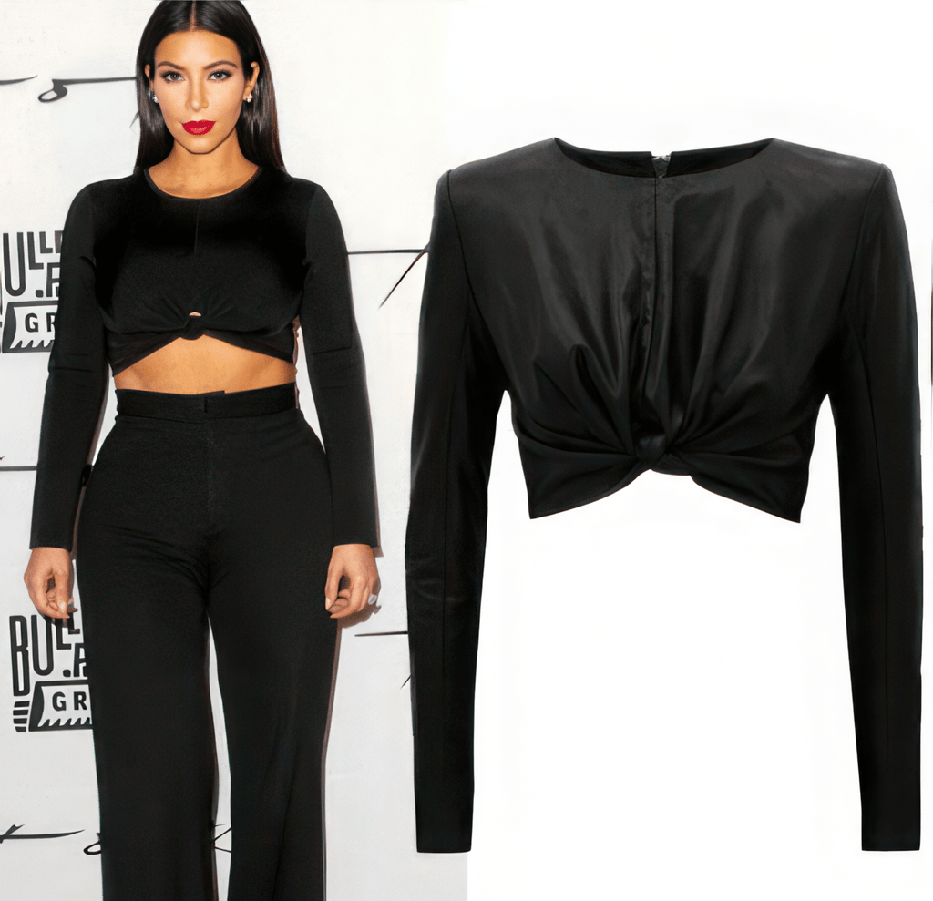 black-long-sleeve-crop-top