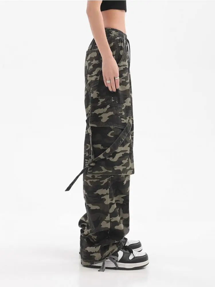 WIDE LEG CARGO - CAMO – R13