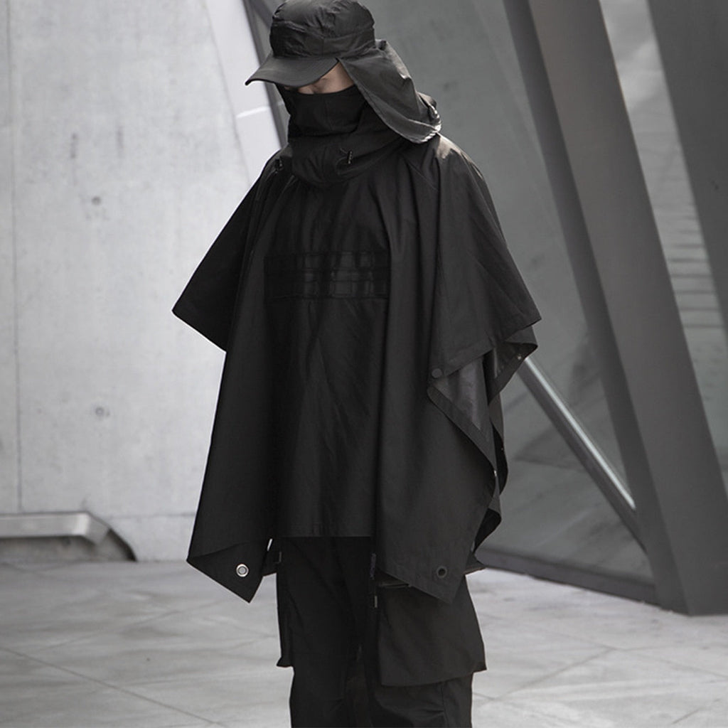chaqueta ninja oscura