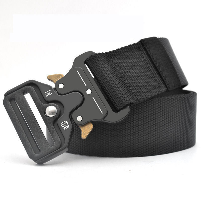1 Nylon Cobra Techwear Belt Quick Release Matte Black / Medium / Plastic (Color Match)